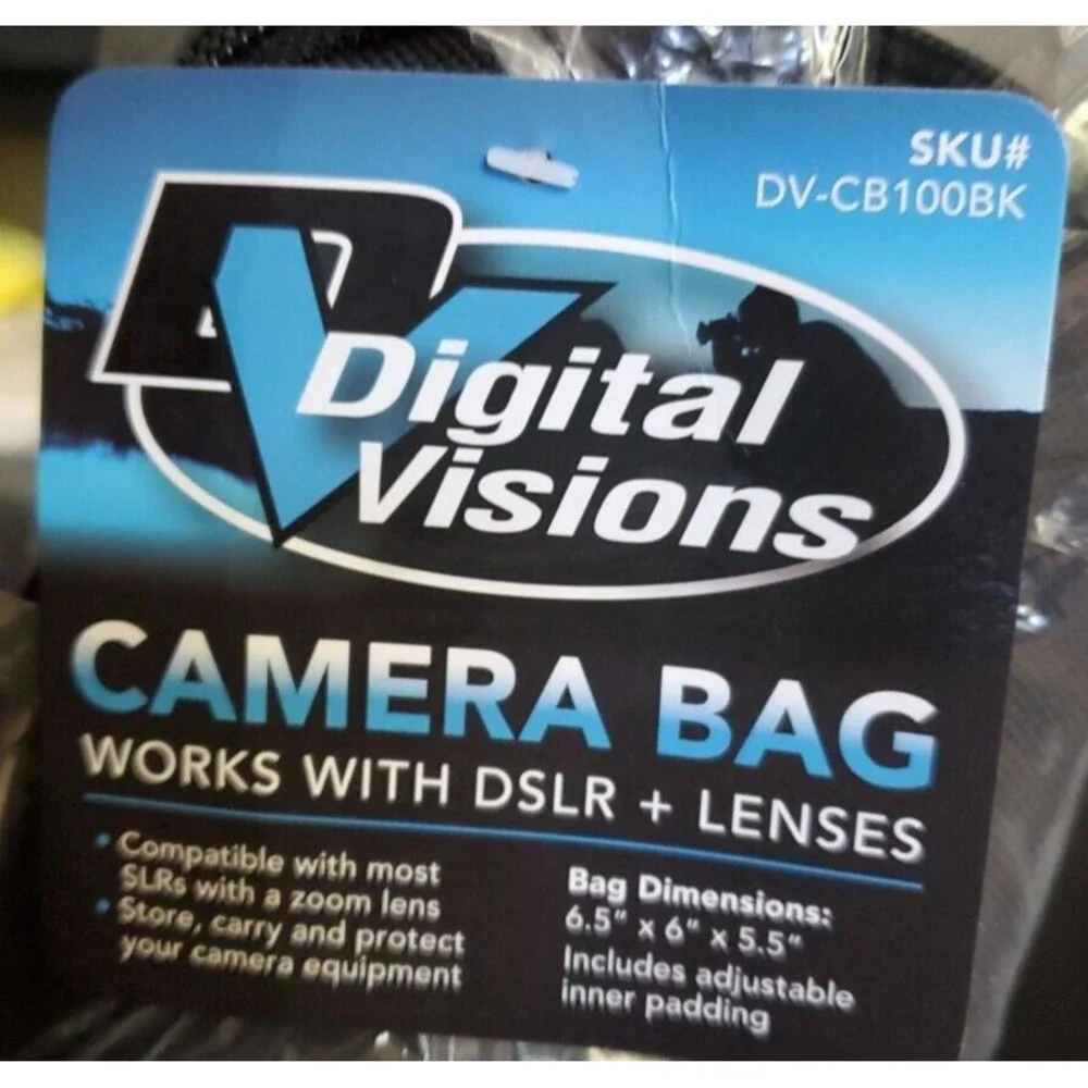 Digital Visions DV-CB100BK Camera Bag 6.5